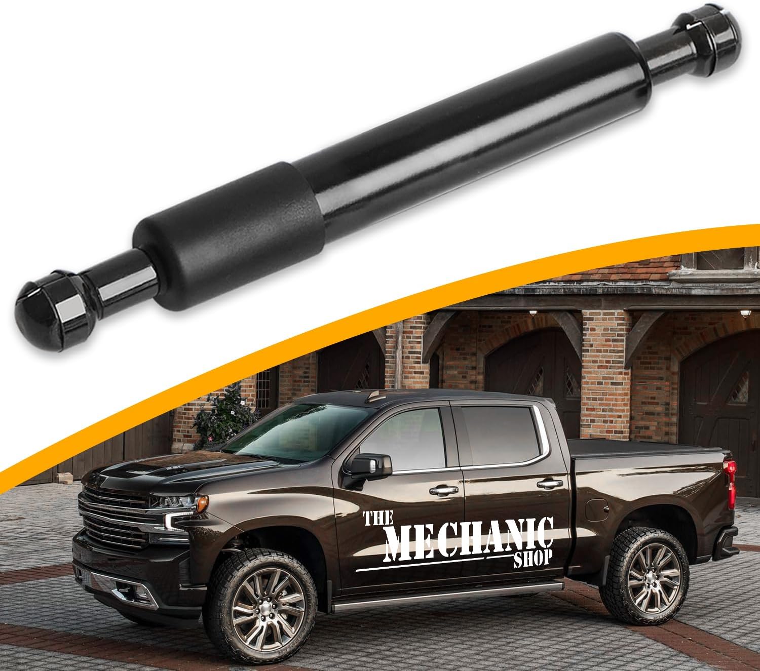 TMS Truck Tailgate Assist Accessories Compatible with 2007-2018 Chevy Silverado and GMC Sierra 1500 2500 3500 and 2019 HD Tailgate Damping Strut Accessories