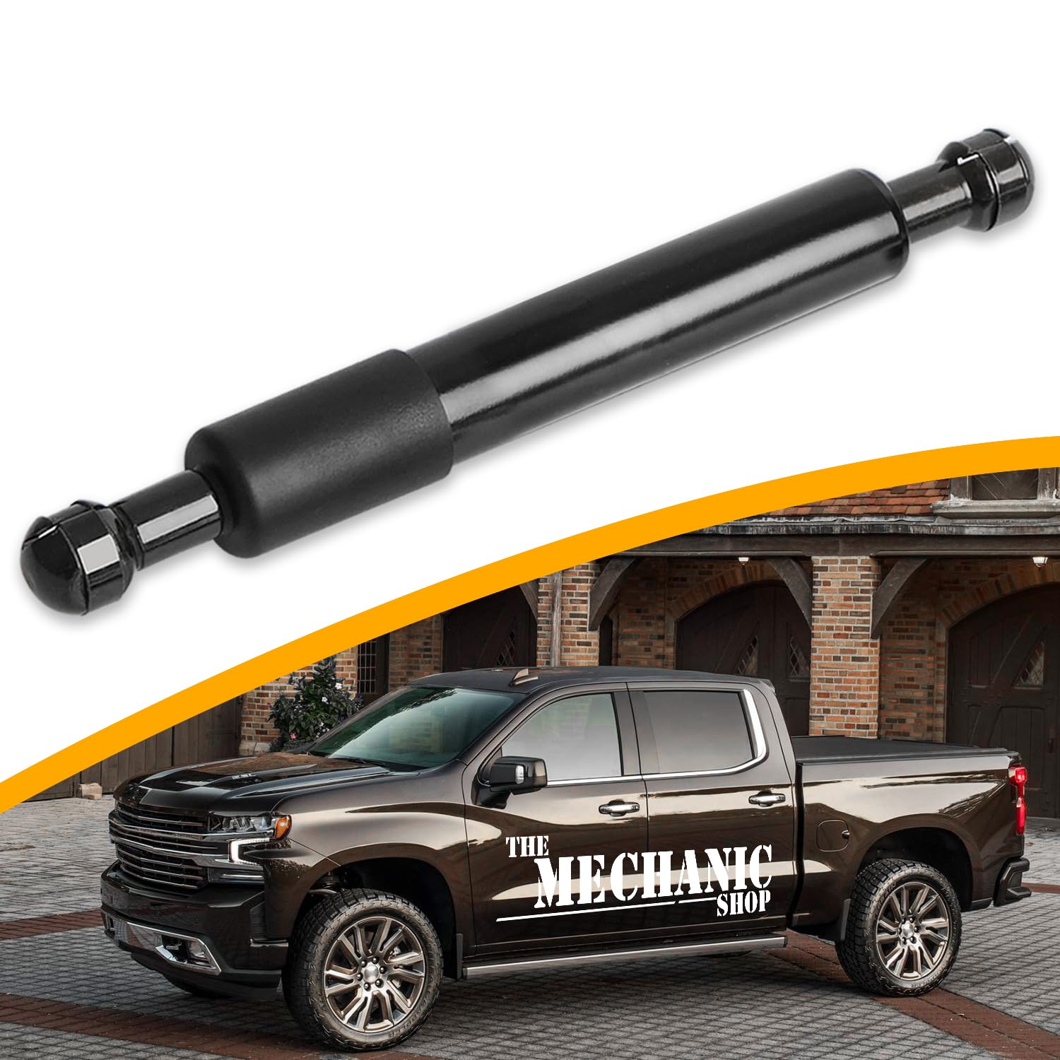 TMS Truck Tailgate Assist Accessories Compatible with 2007-2018 Chevy Silverado and GMC Sierra 1500 2500 3500 and 2019 HD Tailgate Damping Strut Accessories