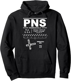 Pensacola International Airport Florida PNS Pullover Hoodie