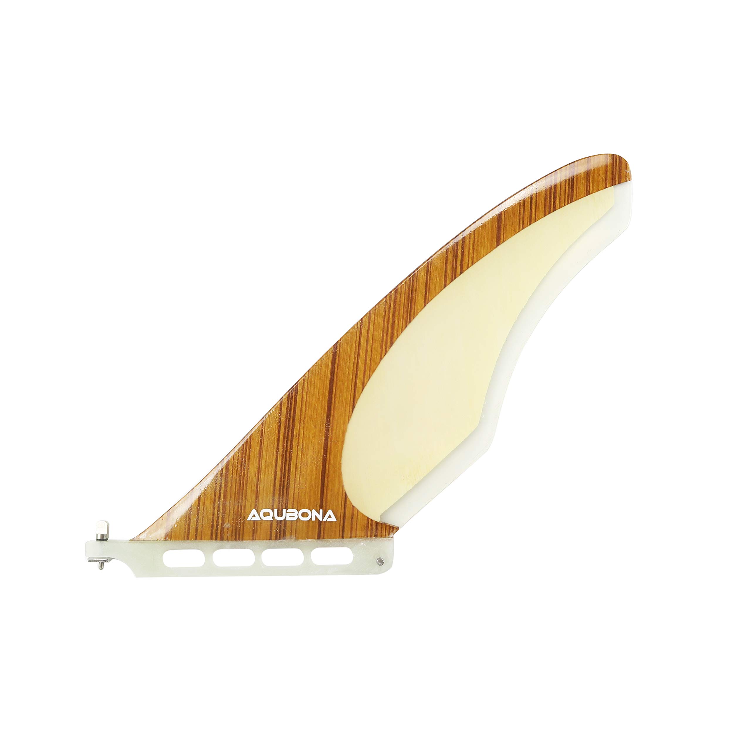 AQUBONA Surfboard Longboard Fin 9 Inch Single Fin