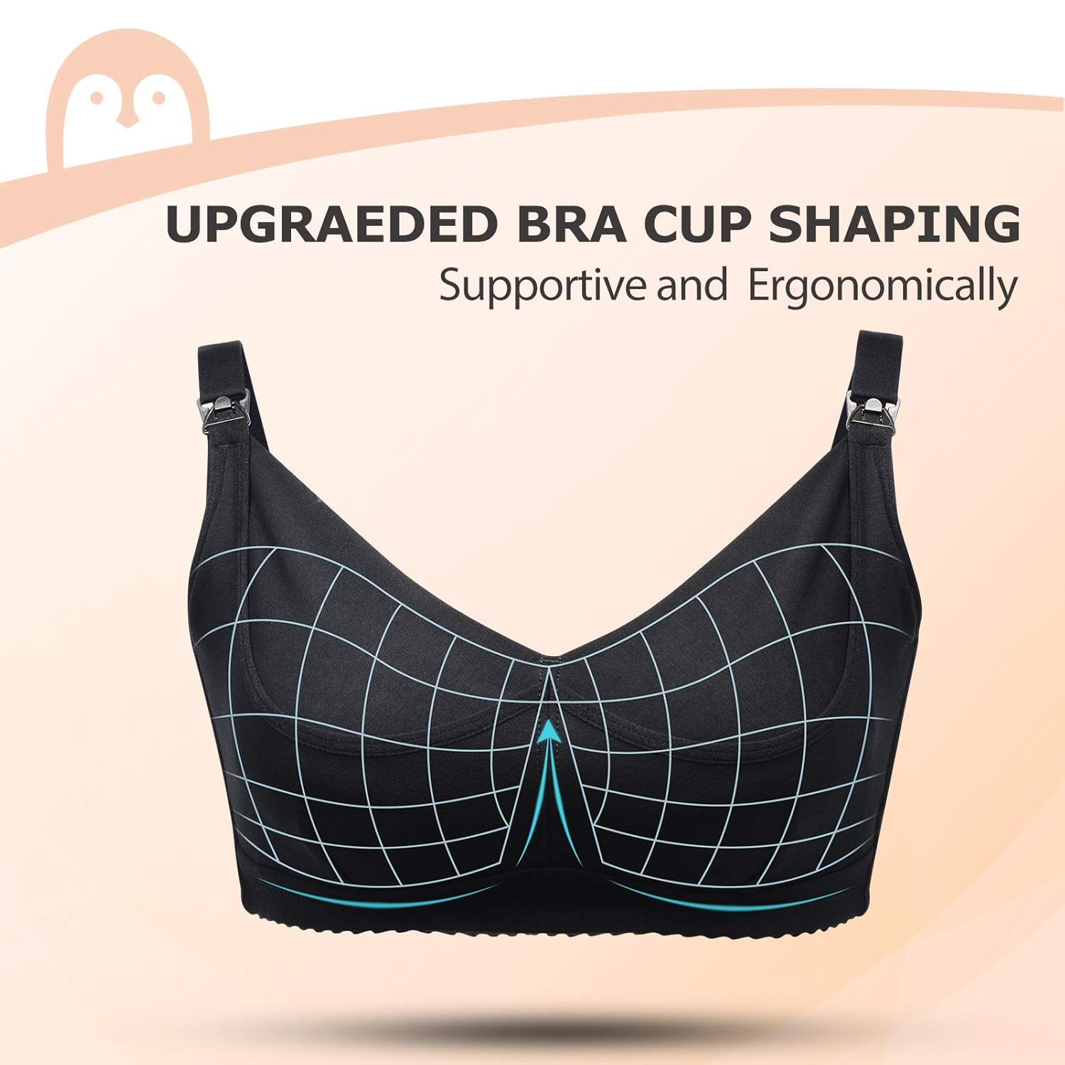 Momcozy Pumping Bras Hand Free for Women, Deep V Breast Pump Bra Patented All-in-One Nurisng and Pumping Bra with Nursing Pads All Day Wear for Spectra, Lansinoh, Philips Avent : Baby