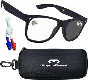 EJ The Main Street Original Clear-to-Grey Auto-Tint Motorcycle Glasses 