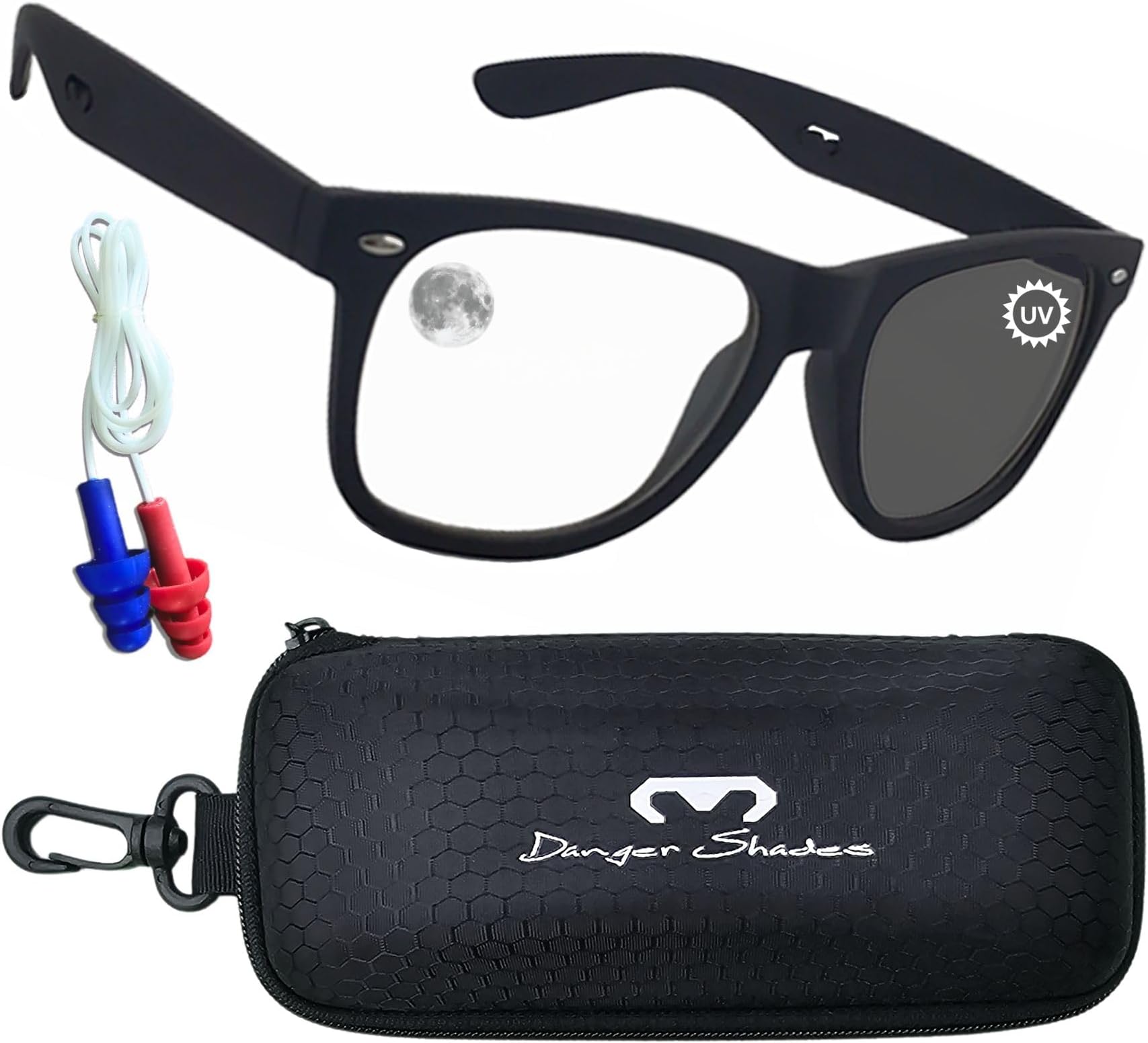 EJ The Main Street Original Clear-to-Grey Auto-Tint Motorcycle Glasses