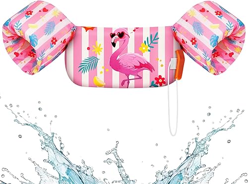 Miniatura 7 de HeySplash Chaleco de Natación para Niños, Flotadores de Piscina para Niños Pequeños, Chaleco de Natación para Niños con Correa Ajustable, Chaqueta