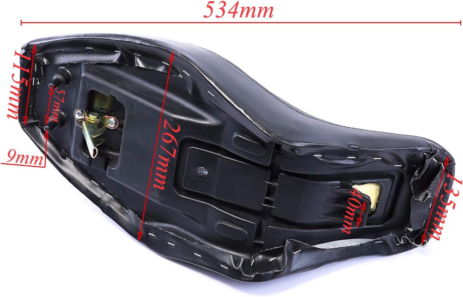Foam ATV Seat For Mini Polaris Coolster 3050B Mudcat 50cc 70cc 90cc 110cc Quad Dirt Bike ChIne 4 Wheeler Black