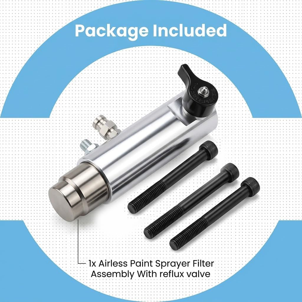 15C838 Airless Paint Sprayer Filter Assembly Fluid Manifold Part | Compatible with Ultra Max II 695 795 1095 1595 Ultimate Mx II 695 795 1095 1595, Replaces 15C838
