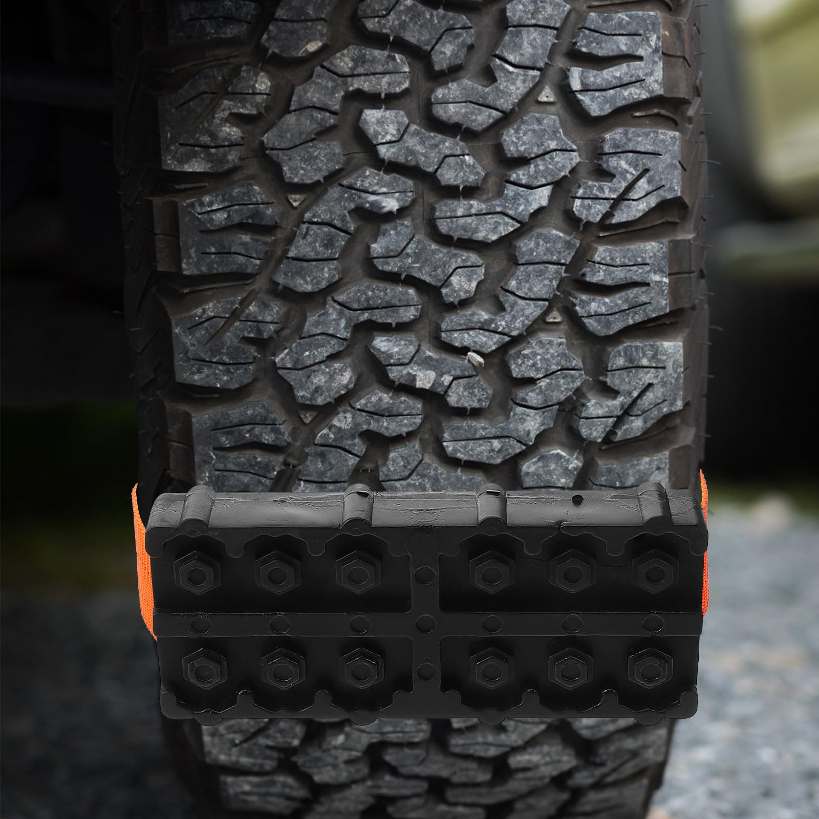 Planche de Traction Multifonction Supporte Charges Lourdes en Alliage de Zinc et Nylon Tapis Antidérapant pour Pneus à Neige pour Variés et
