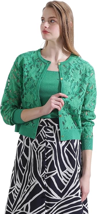 新品未使用】ピンキーアンドダイアン レースコンビカーディガン