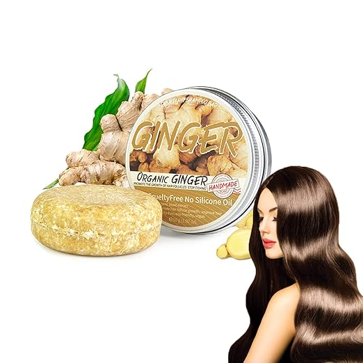 Ginger Hair Regrowth Shampoo Bar,Promotes Hair Growth