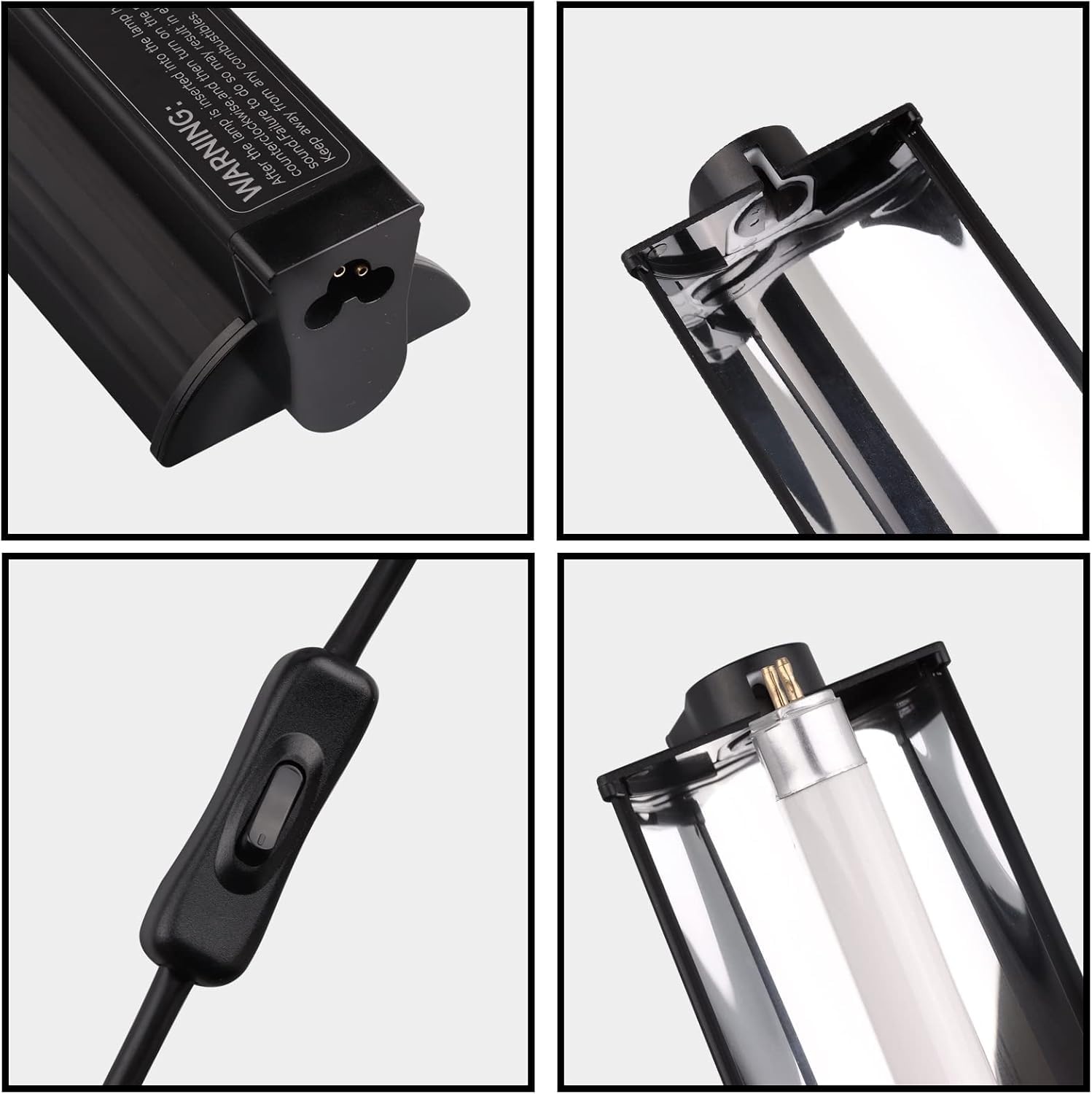 DERNORD T5 UVB Lampada ad Alto Rendimento 10.0 24W 24 Inch per Tartaruga, Drago Barbuto, Geco Leopard, Lucertola, Serpenti e Altro