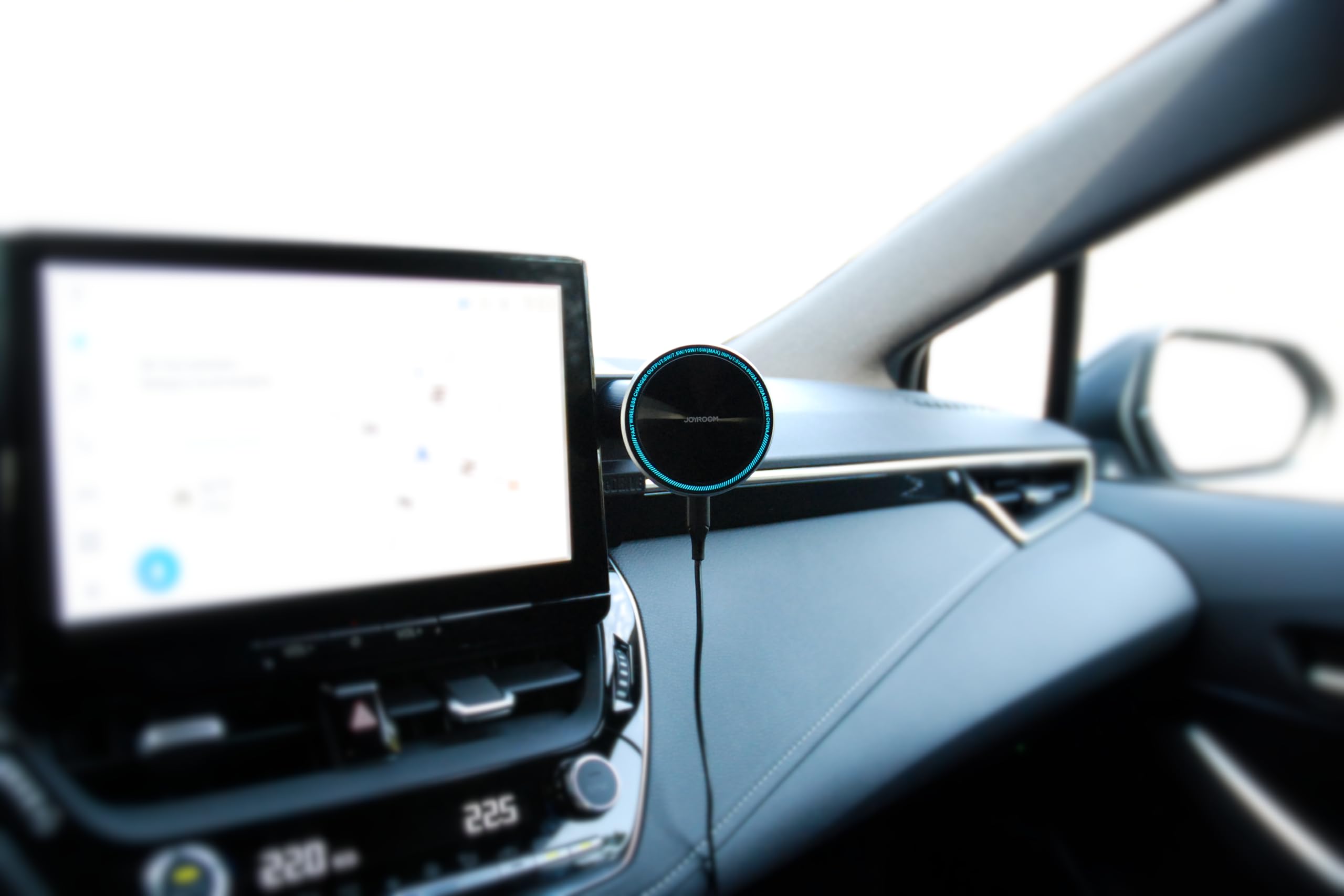 Supporto Magnetico per Cellulare Toyota Corolla XII E21 2022+ Facelift I 360° Wireless Quick Charge 15W I Porta Cellulare con ricarica wireless