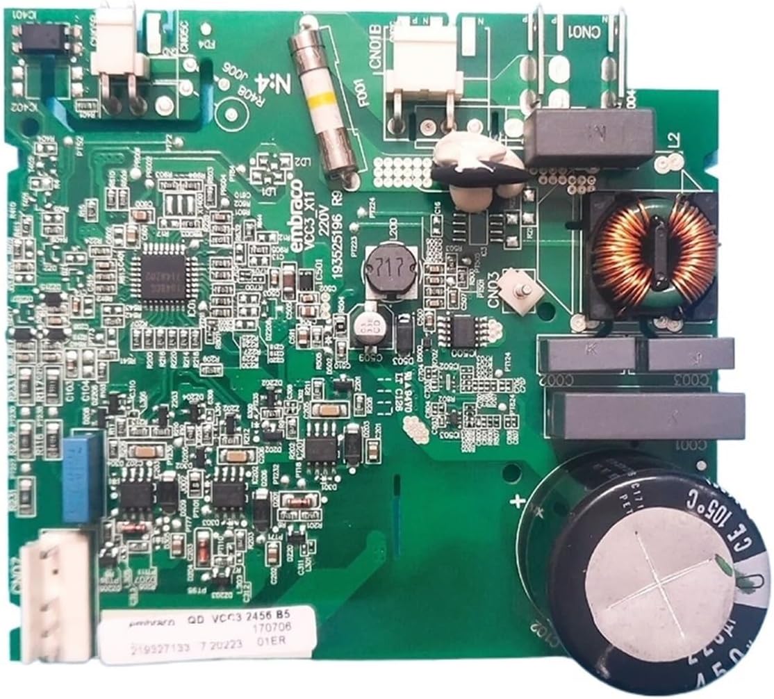 Fridge Mainboard Refrigerator Inverter PCB Board Controling Modeul VCC3-X11/193525196 R9,Compatible For Haier， Repair Parts