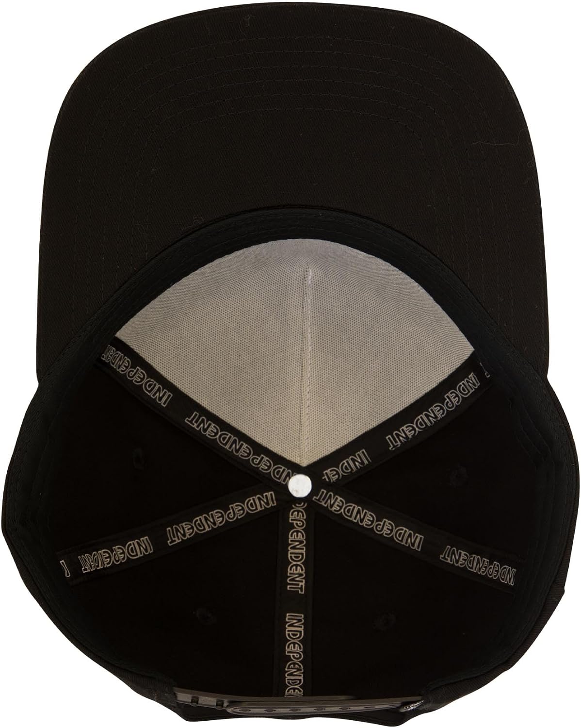 INDEPENDENT Truck Company Barhouse Ripped Snapback Structured Hat Black OS Unisex