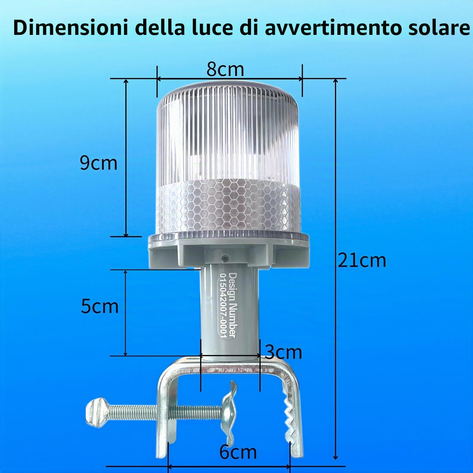 Cloud Fire Luce di navigazione solare per barche, luce di ancoraggio per barche con 3 modalità di illuminazione, luci di segnalazione a 360° IP65 Design impermeabile per avvisi di navi da vela, strade