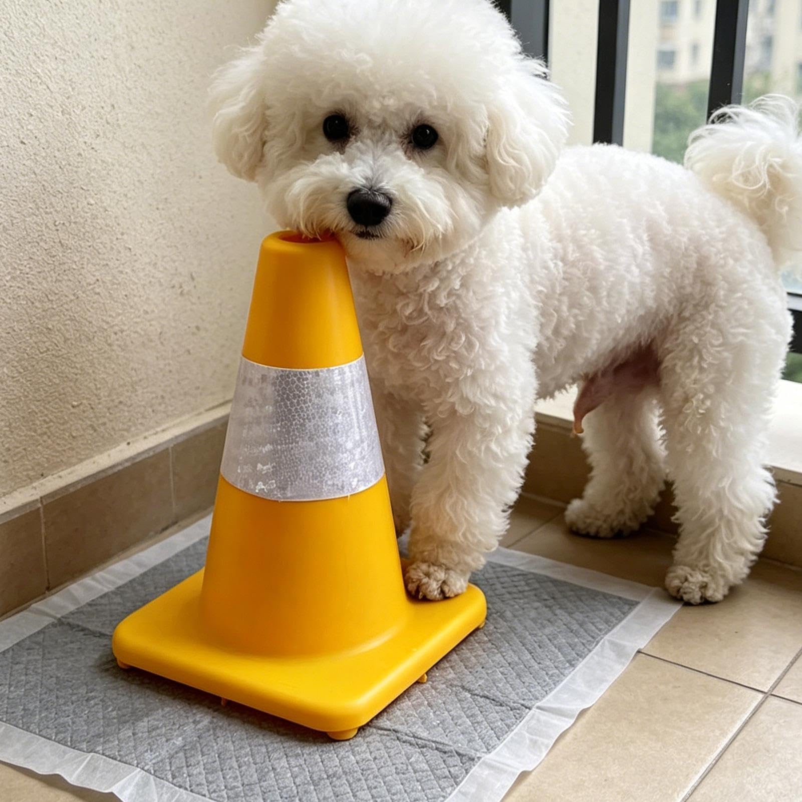 Dog Pee Post – Vasino per uso interno, paletto portatile per urina con profumo di feromone per rompere la casa, perfetto per prato, patio, balcone, bagno e appartamento