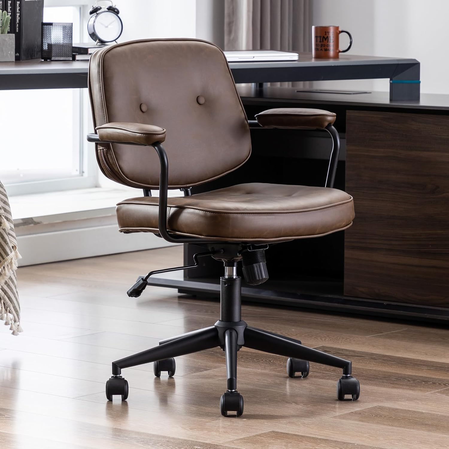 Silla Oficina de Cuero Moderna