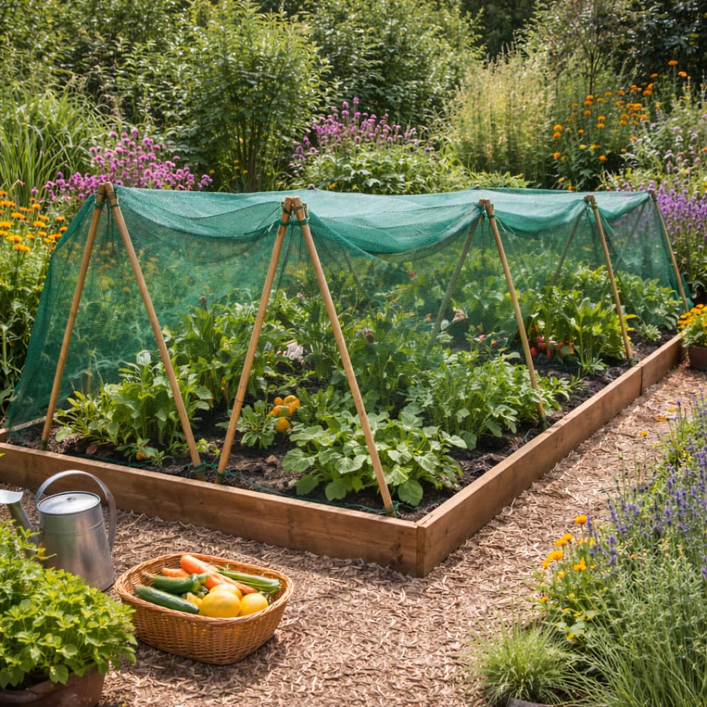 Greena® Cieniowanie szklarni 1,2 m x 2,5 m (4 stopy x 8,2 stóp) - Zapewnia 55% cienia