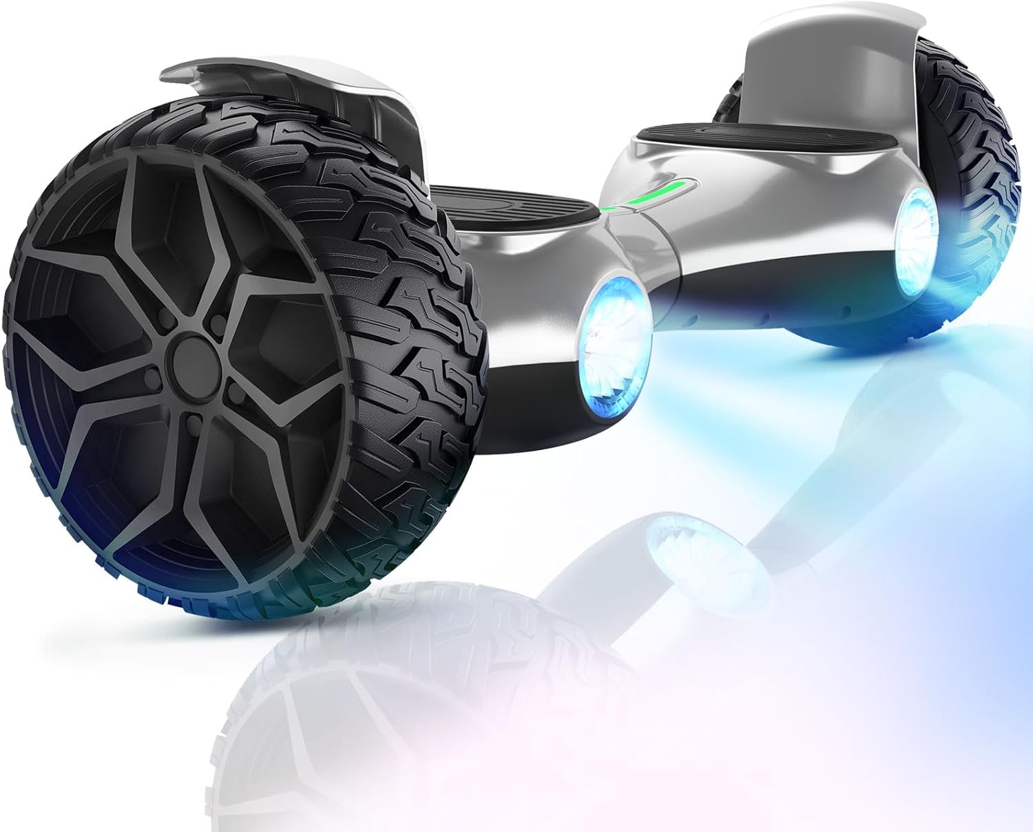 SISIGAD Scooters for Kids Ages 6-12, with Built-in Bluetooth Speaker and 6.5" Colorful Lights Wheels, Safety Certified Self Balancing Scooter Gift for Kids