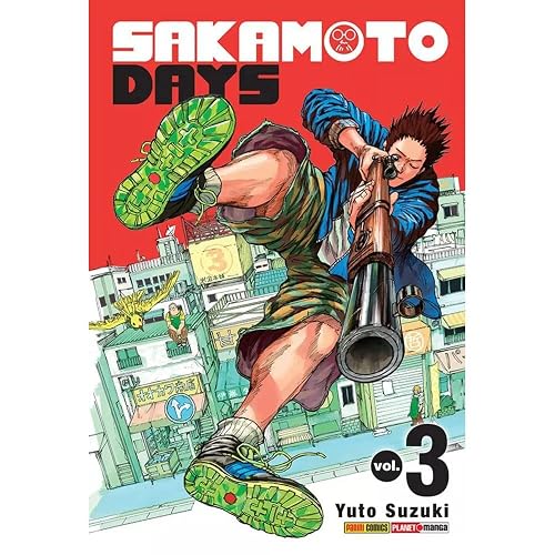 Sakamoto Days vol. 3 — capa da edição Panini