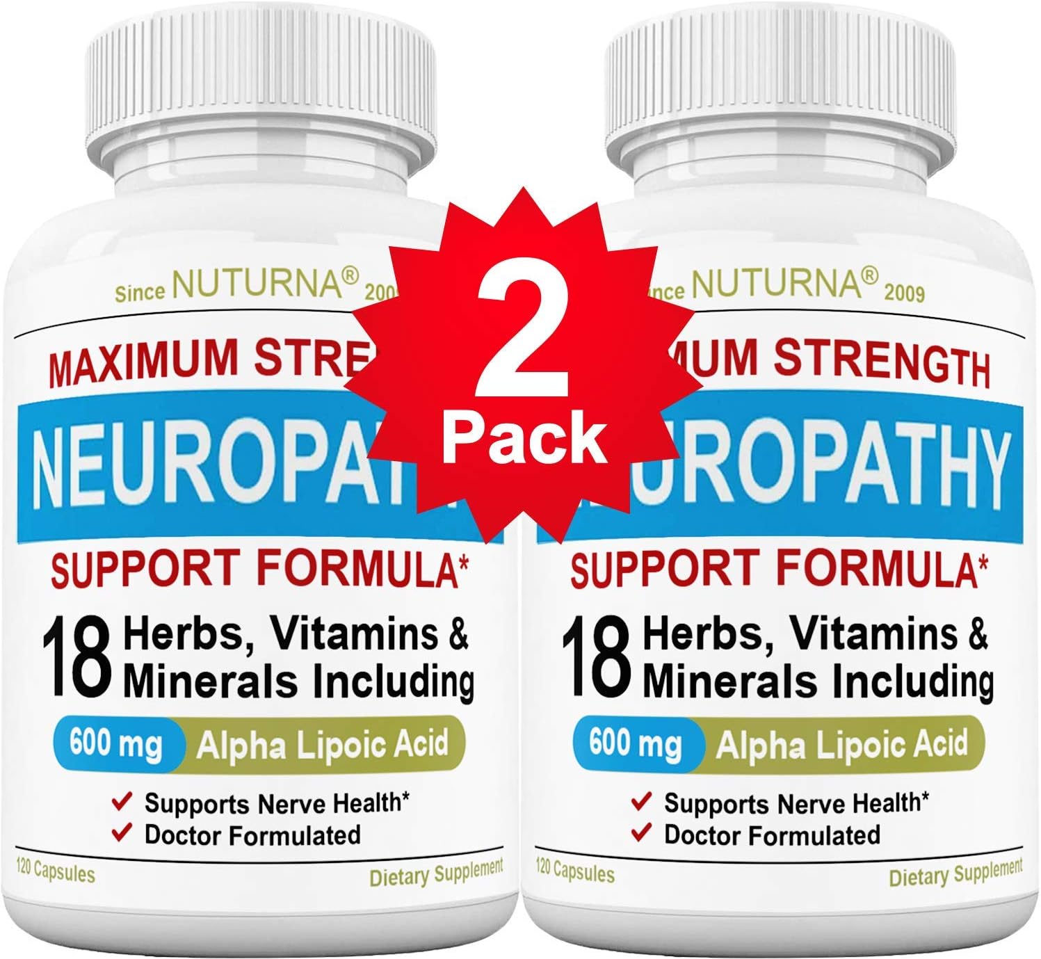 2 Pack Neuropathy Support Supplement Nerve Support USA Ubuy