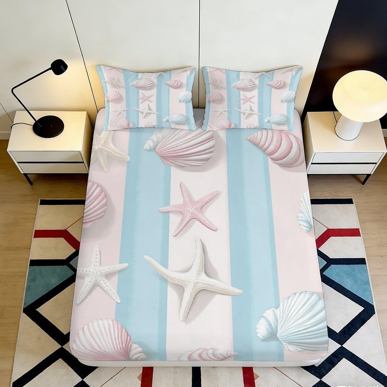 3D Printed Cartoon Dinosaur Fitted Sheet Microfiber Non-Slip Deep Pocket Cartoon Dinosaur Mattress Fitted Cover Washable Bedding 140x200x25cm