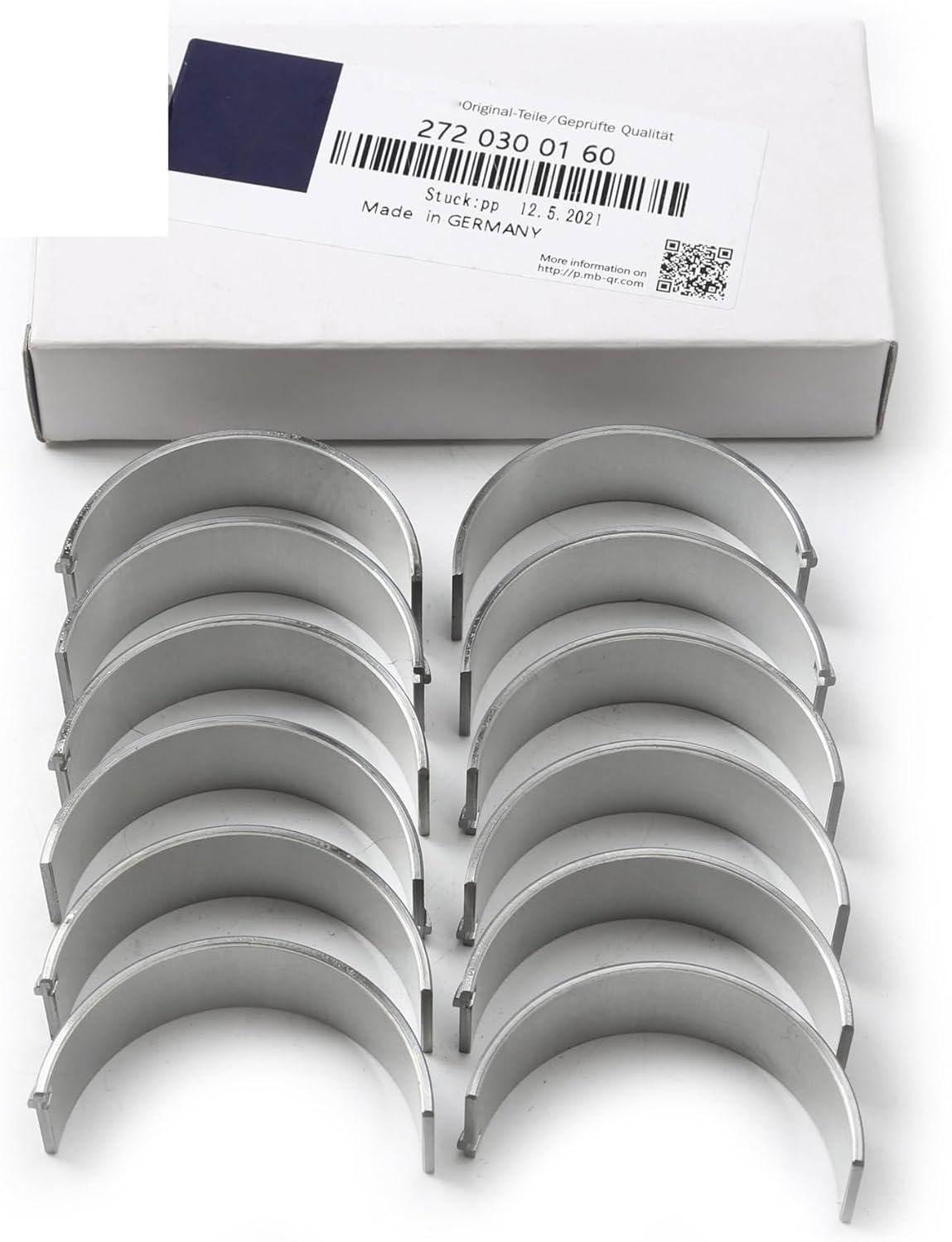WG1726158 2720300160 Car Engine Connecting Rod Bearings Kit Compatible with Benz M272 CLK 280 350 C 230 280 E 300 G 500 2009-2015 Viano W639