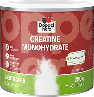 Doppelherz CREATINE MONOHYDRATE – Hochreines Kreatin mit Creapure® Qualität 250g