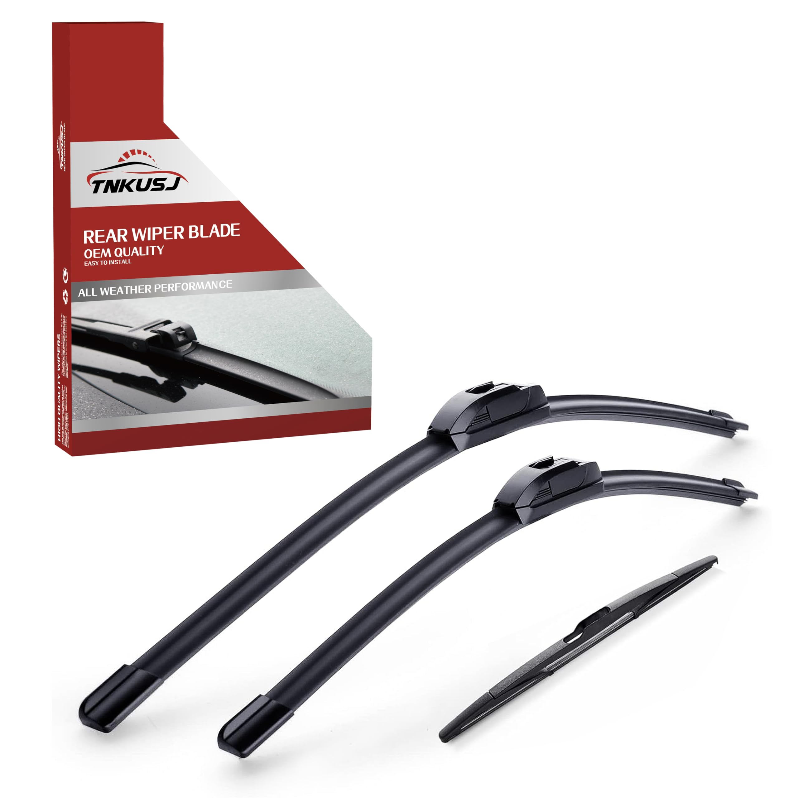 3 Wipers 26"/18"/14" 26 Inch+18 Inch Windshield Wiper Blades with 14 Inch Rear Wiper Blade,Replacement Generic filter for Jeep Cherokee 2020-2014(Set of 3)