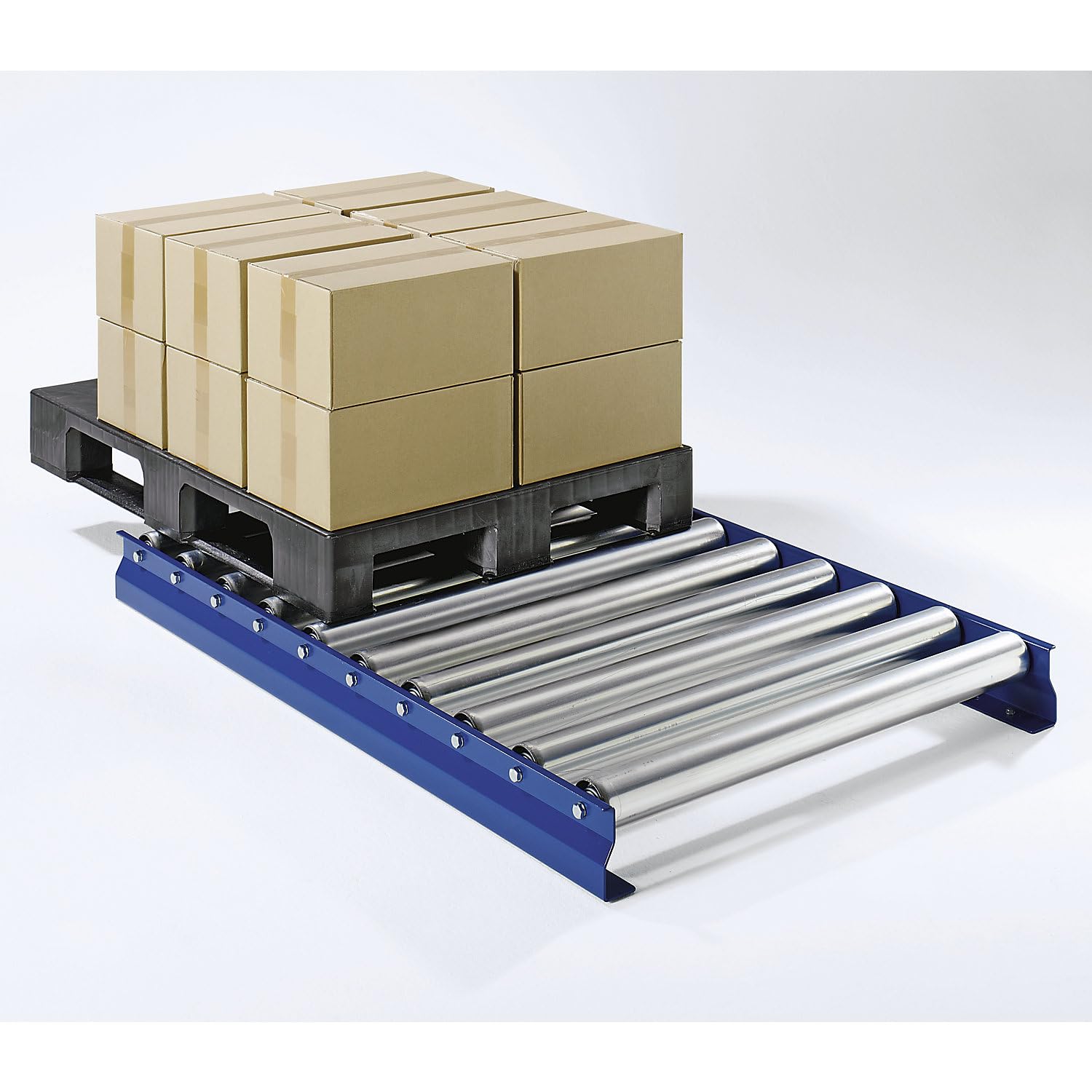 Ratioform - Palette en plastique Euro - Avec bord - Plateau supérieur fermé - Anthracite