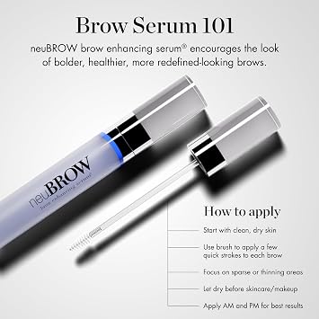 neuBROW 3.6mL Eyebrow Enhancing Serum, 8-12 Weeks of Coverage