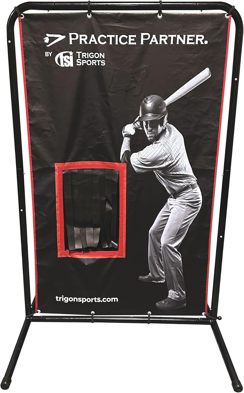 Trigon Sports Dual Sport Canvas Catcher, Baseball Pitching Target, Football & Baseball Catchers Gear, Football & Baseball Practice Equipment.