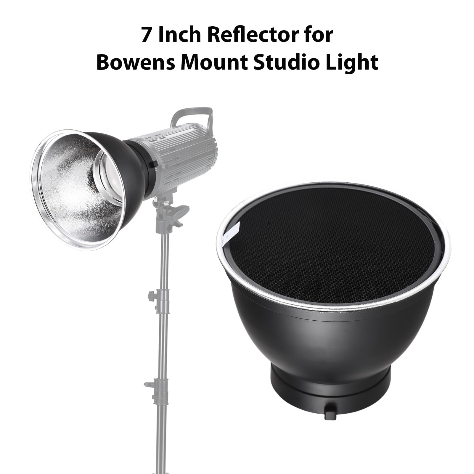 Reflector In Lighting Light Modifier Andoer 7-Inch Reflector With 6 Honeycomb Grids - Bowens ...