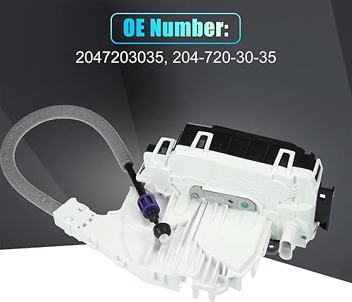 Miniatura 4 de X AUTOHAUX 2047203035 Conjunto de actuador de cerradura de puerta delantera derecha para Mercedes-Benz C250 2012-2015 para Mercedes-Benz C300