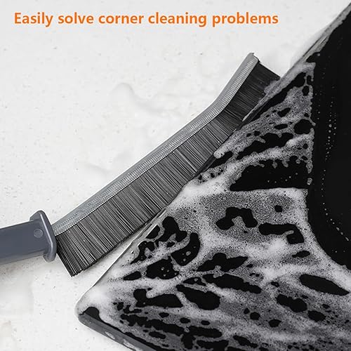 Miniatura 5 de Cepillo de limpieza de hendiduras 2024, herramienta multifuncional de limpieza de huecos, cepillo limpiador de lechada, cepillo limpiador de cerdas