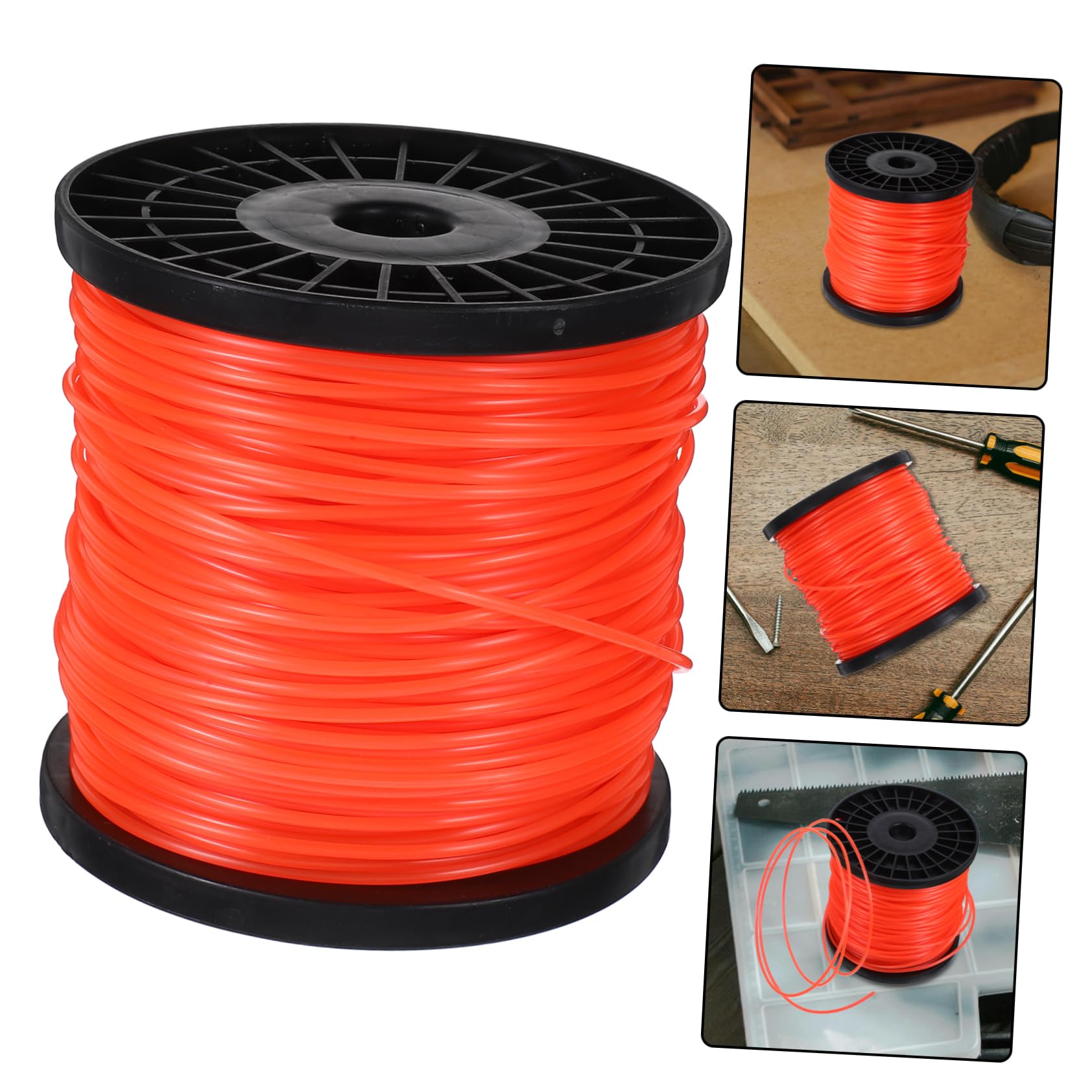 Toddmomy Cuerda de Desbrozadora Redonda de Nylon para Cortacésped Línea de Corte de Compatible con Múltiples de Jardinería Corte y Resultados Consistentes