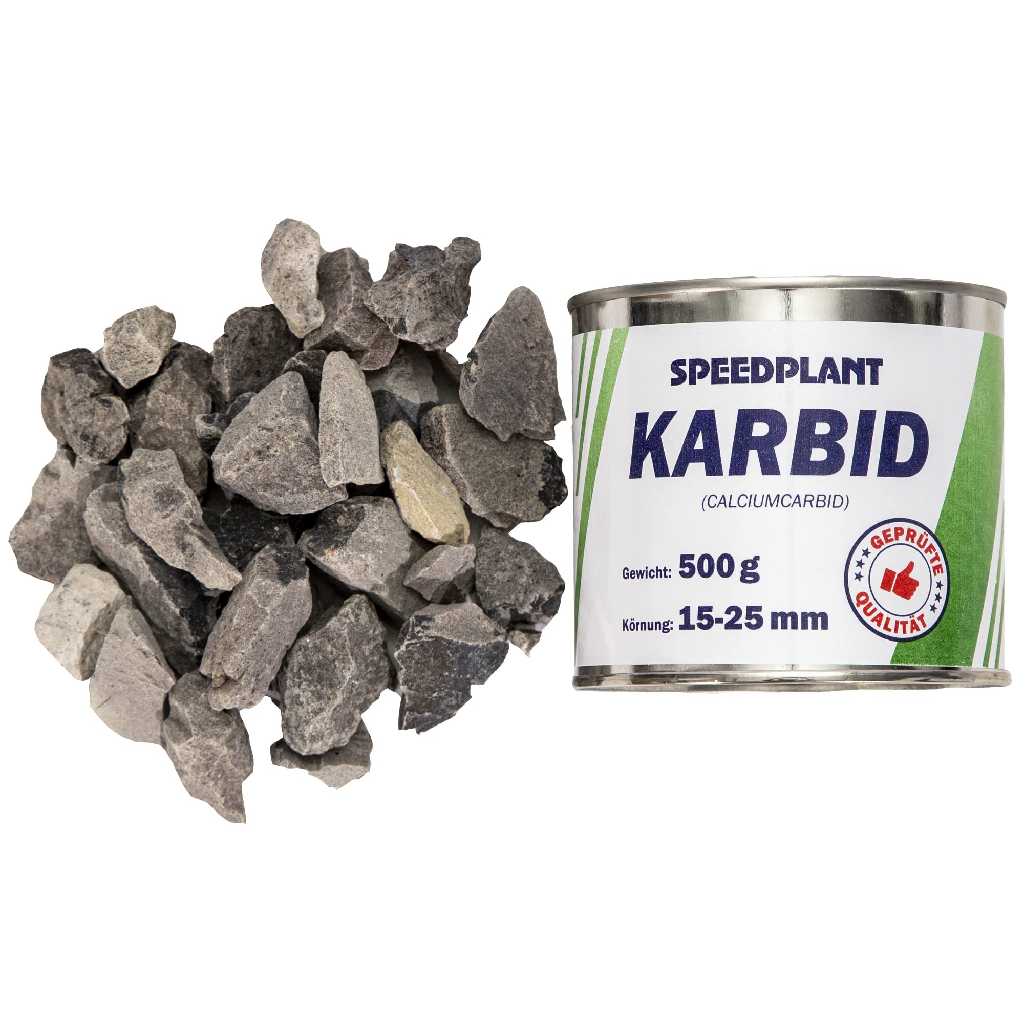 SPEEDPLANT carburo 0,5 kg, carburo di Calcio Pietre 15-25mm, carburo per lampade