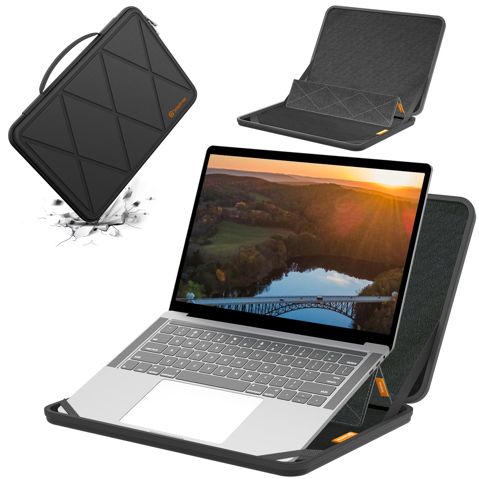 Smatree MS96 Protección rígida 16 Pulgadas Funda para portátil Compatible con HP OMEN Laptop 16, DELL Alienware m16 R2