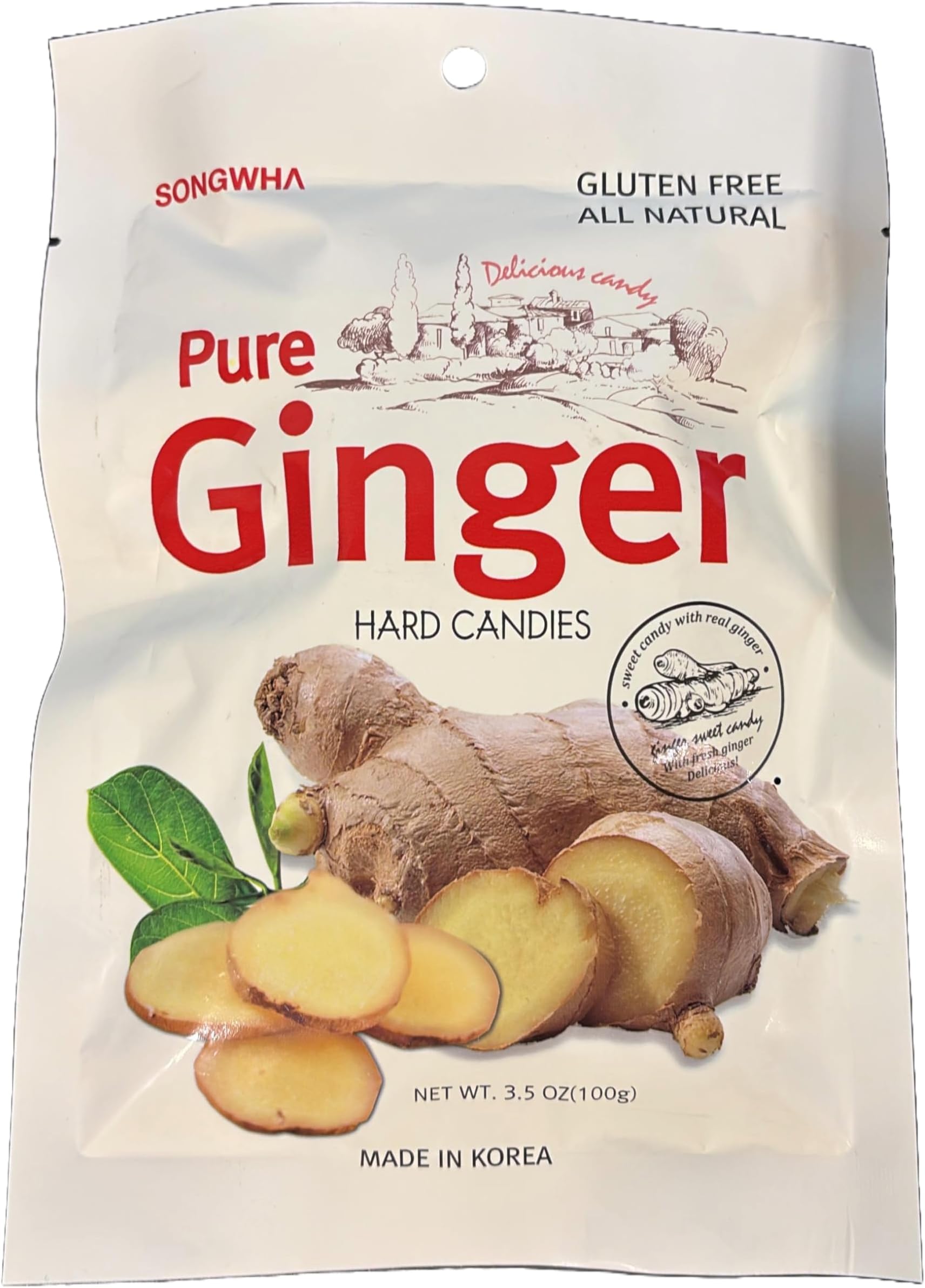 Pure Ginger Hard Candies 3 bags