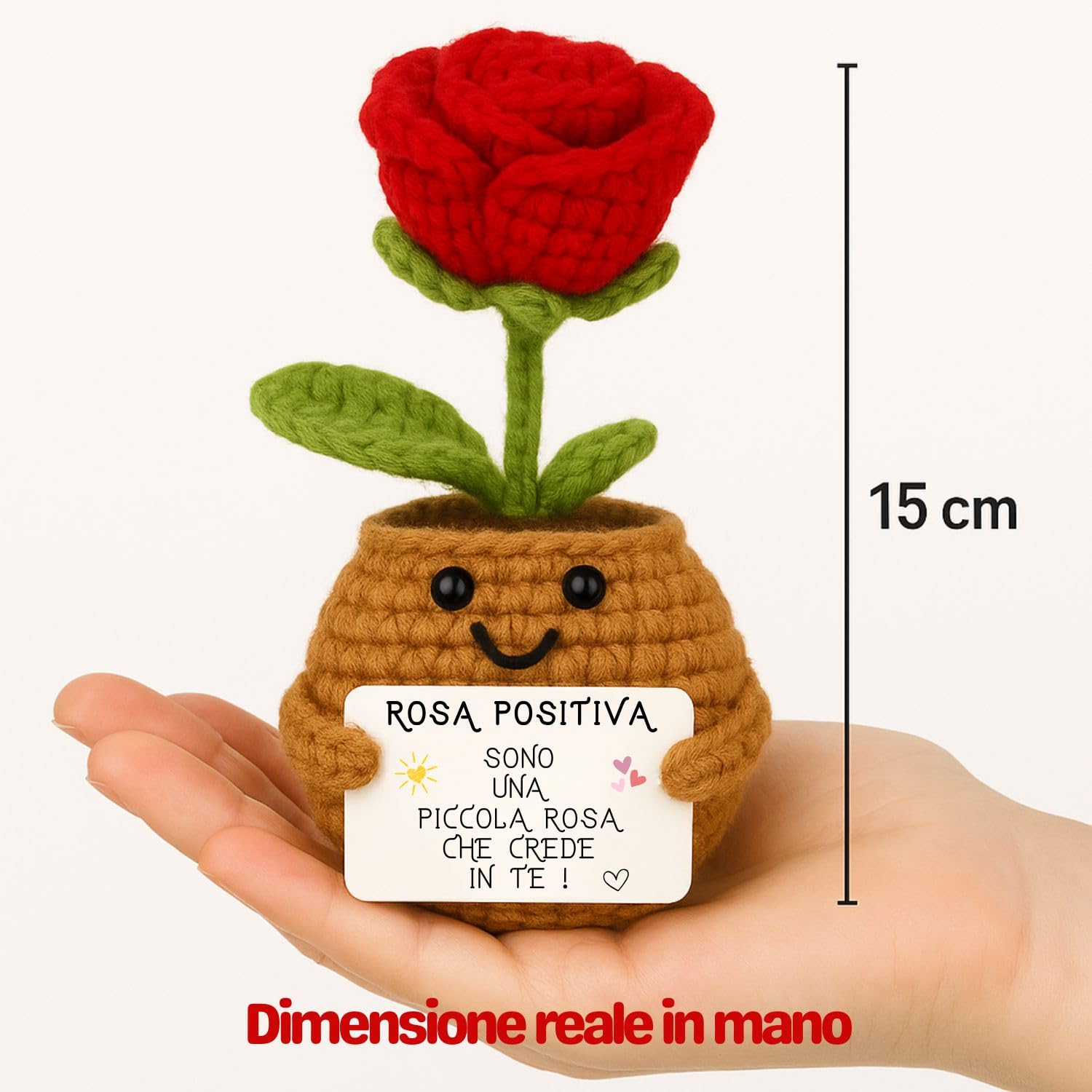 Idea Regalo Romantica per Donna - Fiore Eterno Decorativo per Festa della Mamma, Compleanno