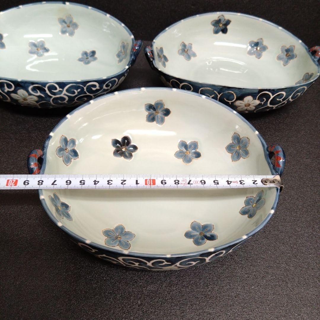 波佐見焼 龍庵窯 鉢3個 テーブルコーディネート 料亭 レストラン