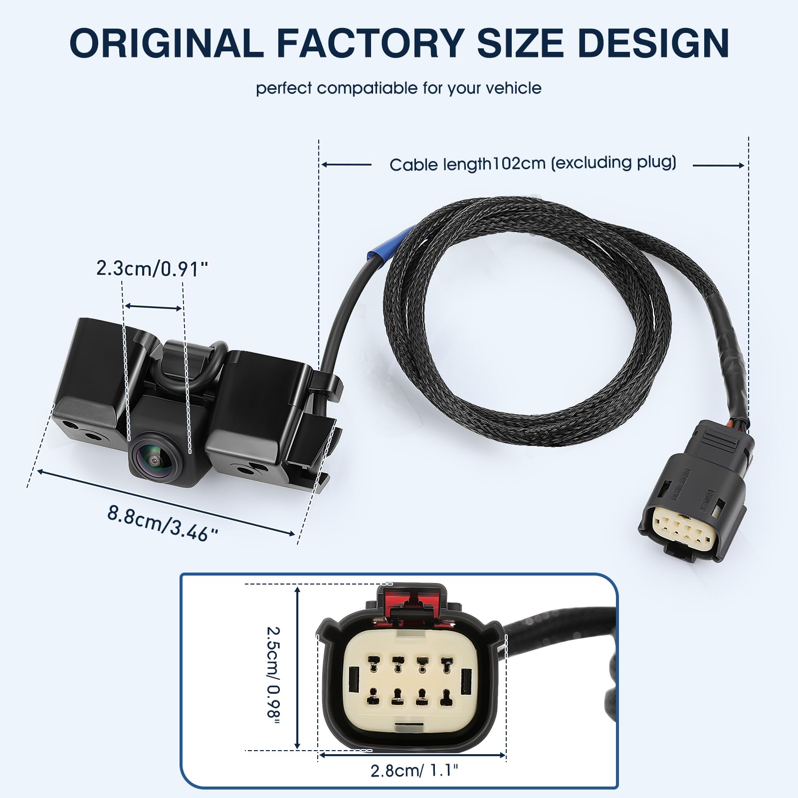 Unique Bargains Rear View Reversing Backup Parking Camera 84062896 23363727 For Chevy Silverado 1500 2500 HD 3500 HD For GMC Sierra 1500 2500 HD 3500 HD 2016-2019 In The Dash Cams Department At