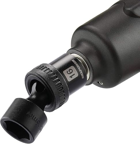 Miniatura 8 de MIXPOWER Juego de llaves de impacto universal de 15 piezas de 38 pulgadas, 6 puntos, métrico, 0.315-0.866in, CR-MO, enchufe giratorio con oscilación