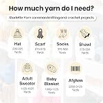 Mary Maxim Starlette, Crochet Yarn for Crocheting, Yellow Acrylic Yarn for Afghans, Blankets, Clothing and More, 180 Yards, Maize - 1 Skein