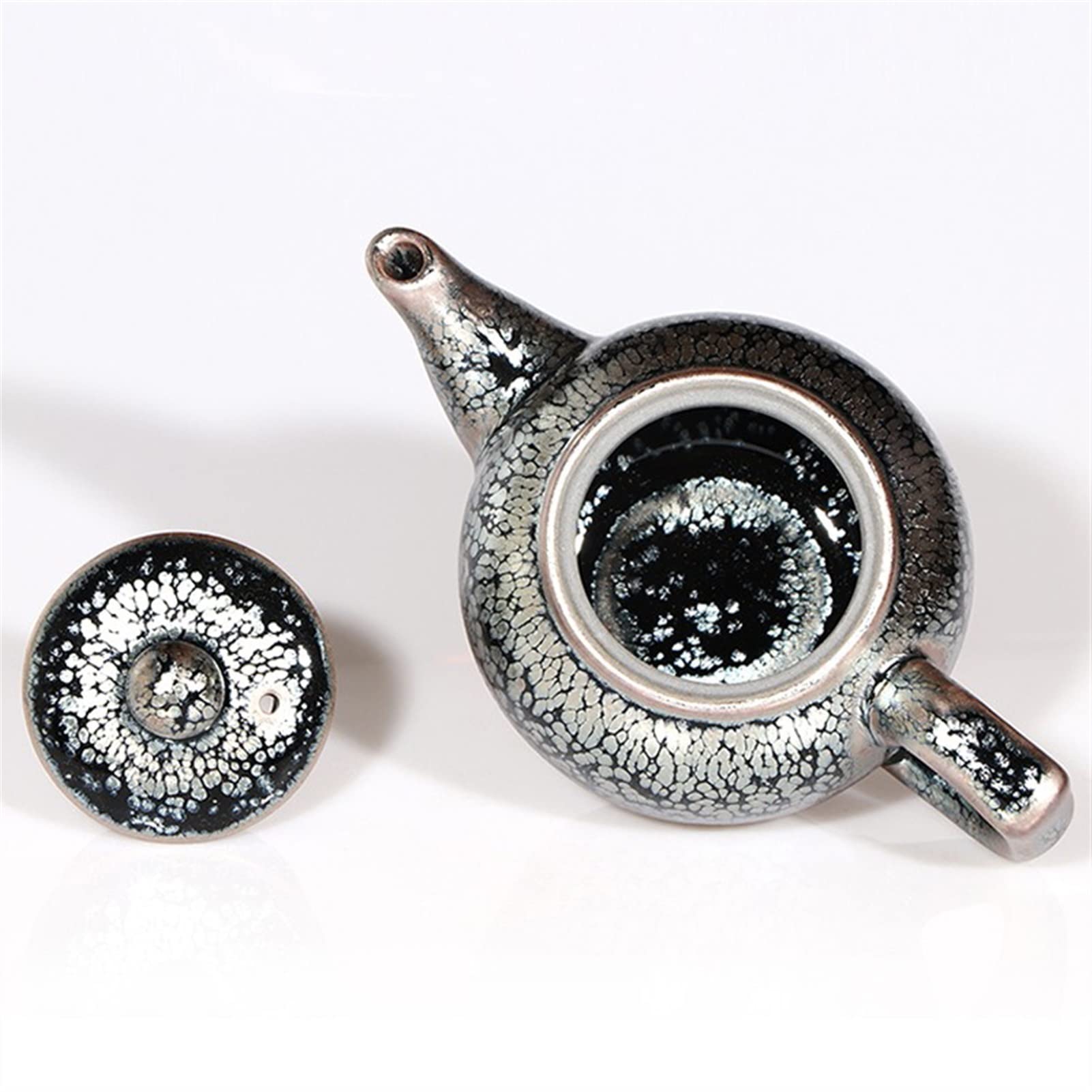 czajniczek chiński czajniczek ceramiczny Dzbanek do herbaty 220 ml ceramiczny czajniczek retro chiński czajniczek mały zestaw do herbaty do domowego biura biała herbata czarna herbata herbata Pu'er he