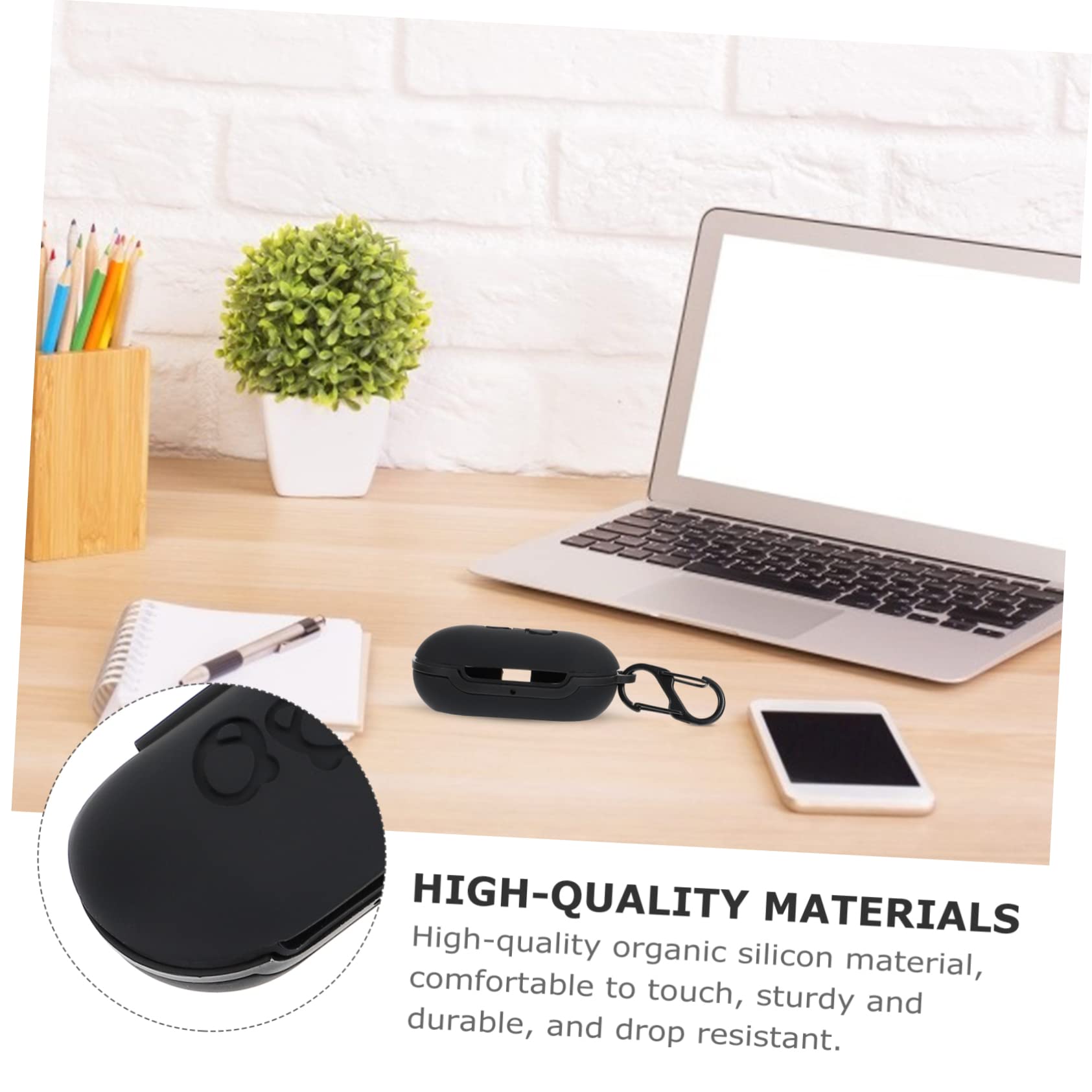 DOITOOL Estuche para 3 Auriculares Compatibles con Buds Carcasa Protectora De Alta con Orificio De Carga Preciso.