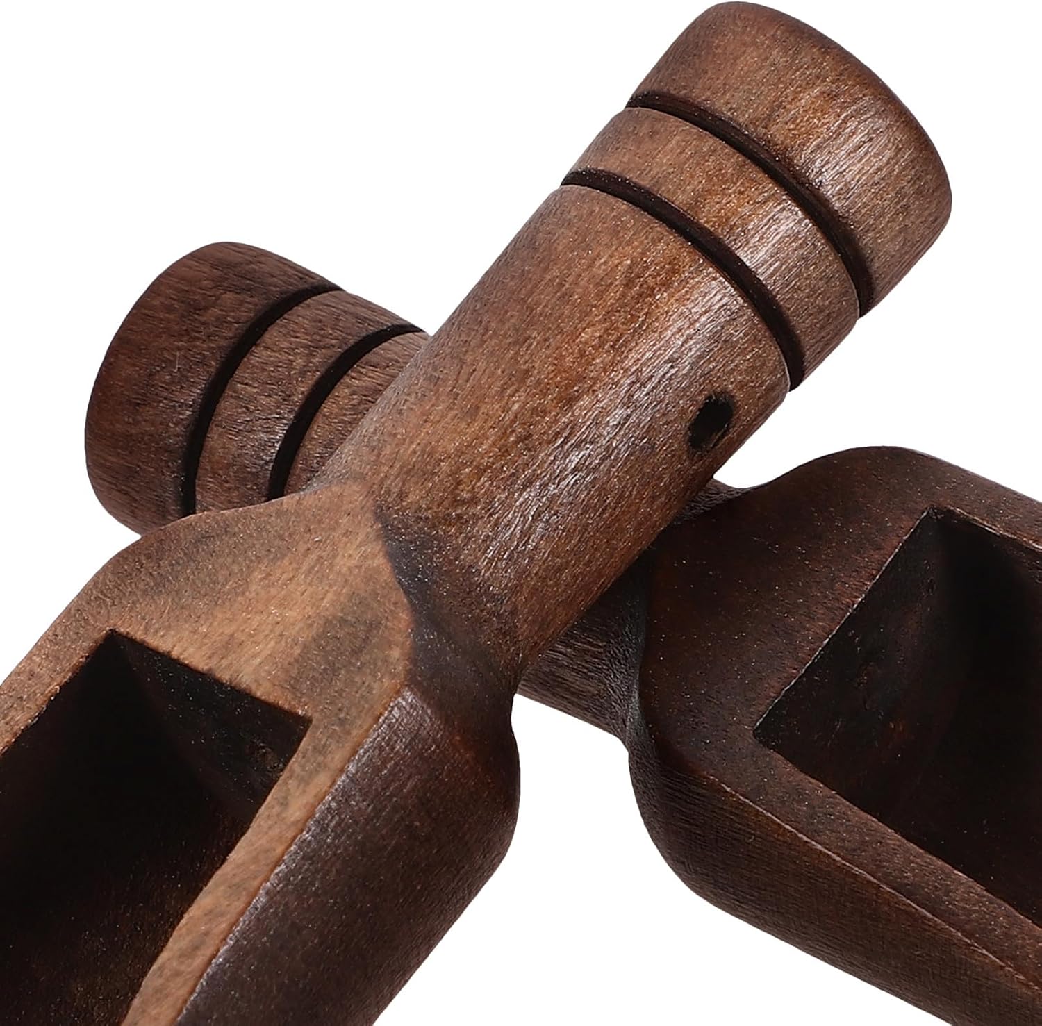 6 Pcs Mini Wooden Tea and Salt Spoons Small Reusable Wood Scoop Set for Spices Condiments and Coffee Serving in Home Kitchen