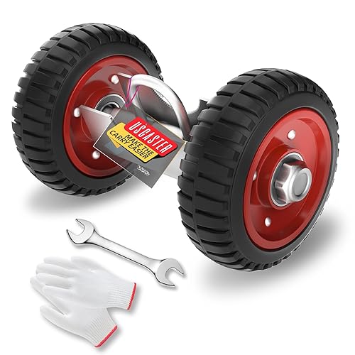 Miniatura 9 de Rueda de puerta enrollable de 6 pulgadas evita que la puerta arrastre las ruedas de la puerta deslizante para puertas de enlace de cadena o cerca de