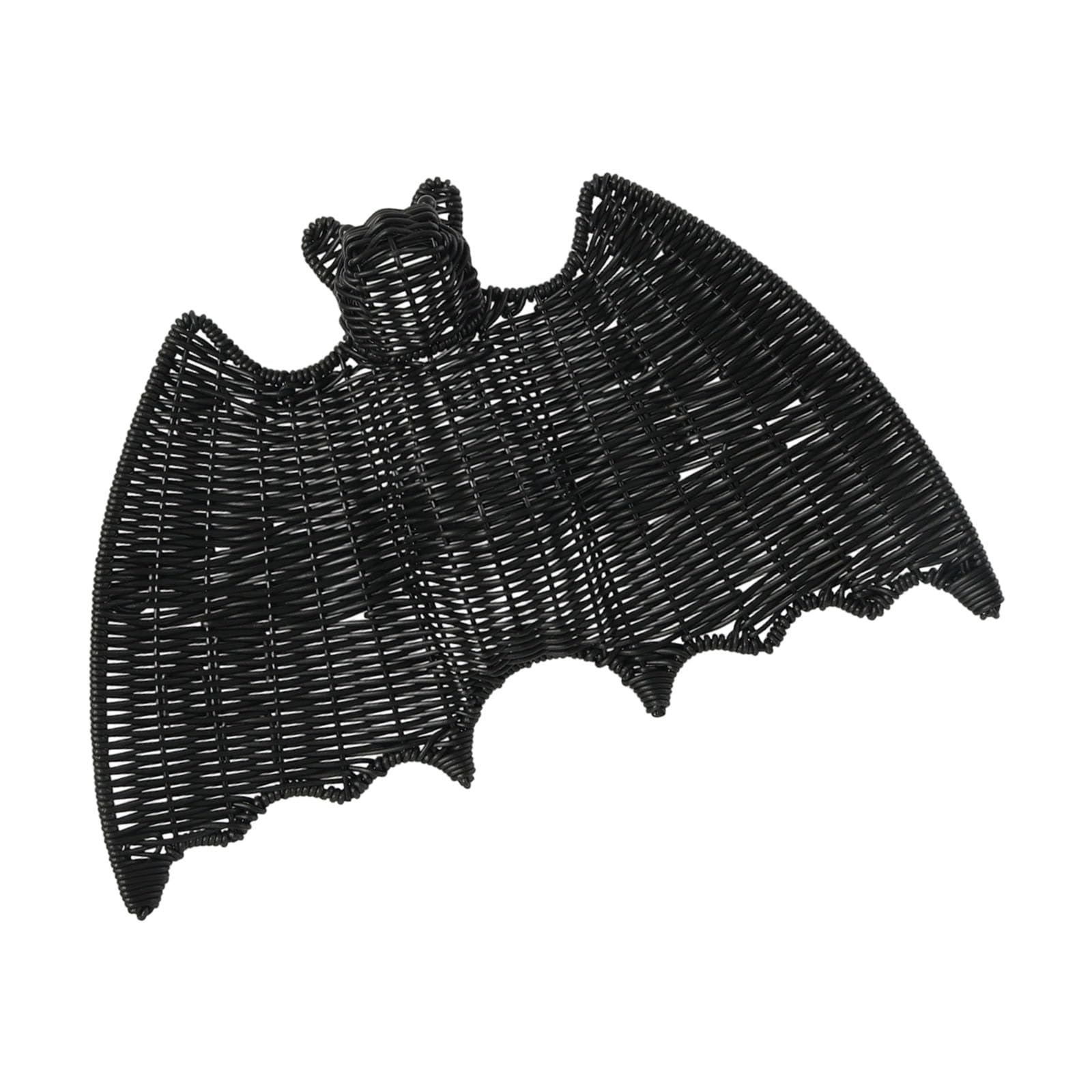 Carotoe Multicolor Woven Iron Bats Halloween Sturdy Hanging Decors For Door Window Gardens Display Handwoven Rattan Bat Decorations For Halloween Party User Friendly Sturdy Indoor Outdoors Hanging