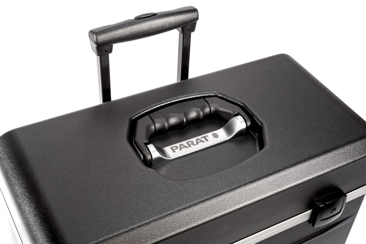 Parat Arbeitstasche PARADOC TronX (mit gepolstertem Notebookfach, Dokumentenfach; Rollen, Material: X-ABS-Kunststoff; schwarz (leer - ohne Inhalt))