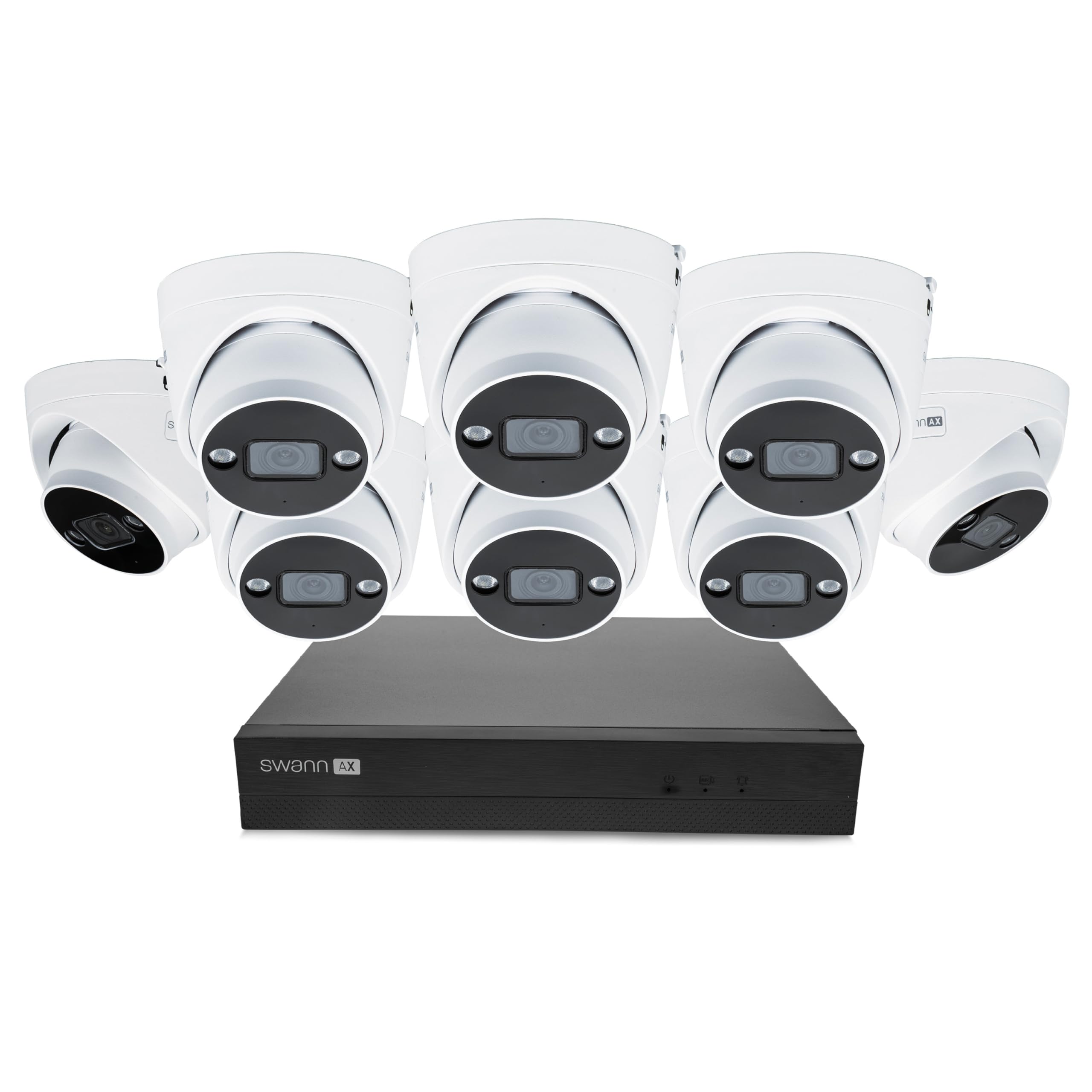 Swann Advancedx 4K Wired Nvr Cctv 8 Dome Camera Kit 16 Channel 2Tb Hdd